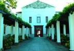 View of central building of KWV at Paarl in the Cape winelands
